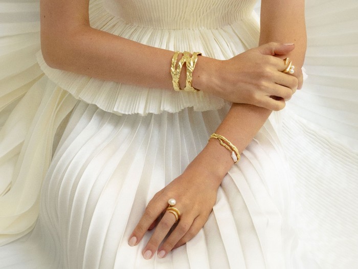 Brazalete de plata TSURU