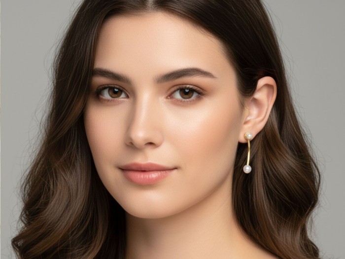 Pendientes YOSHU de plata con perla