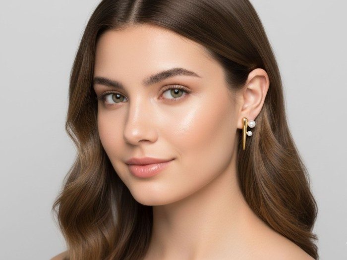 Pendientes de plata con perlas OSAKA