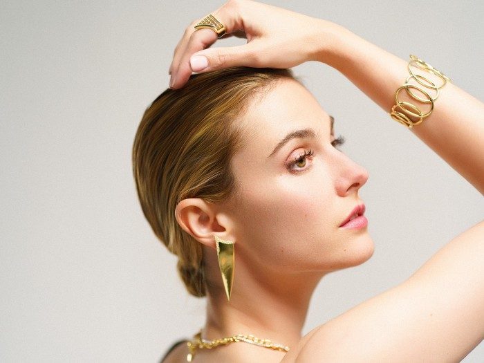 Earrings The Edge in silver