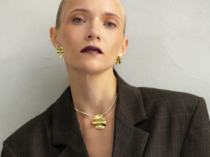 Gargantilla de plata y circonitas blancas Couture