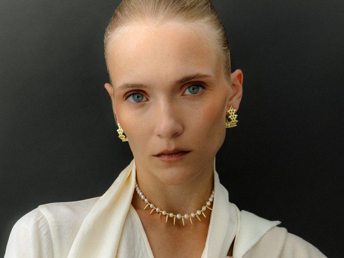 Pendientes de plata aros Panther