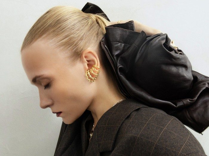 Earcuff de plata Tweed