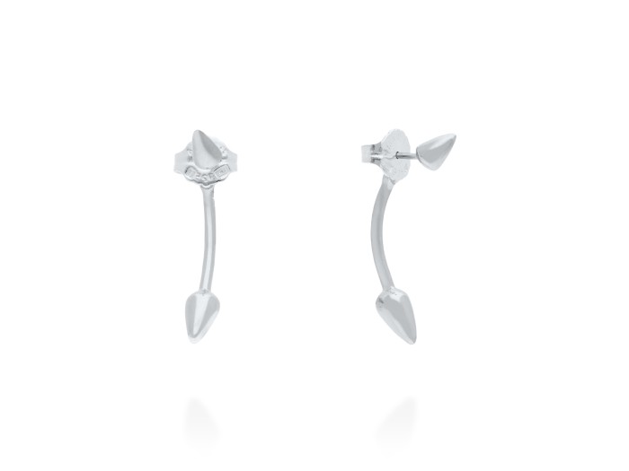 Pendientes de plata. GALERAS