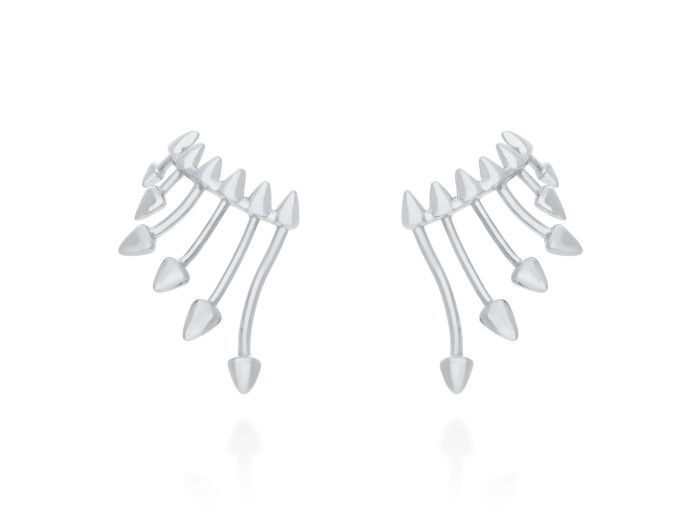 Pendientes de plata trepadores. ETNA