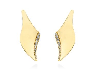 Silver and zirconia earrings. ETNA