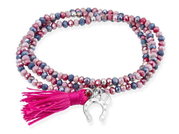 Bracelet ZEN FUCHSIA with angel