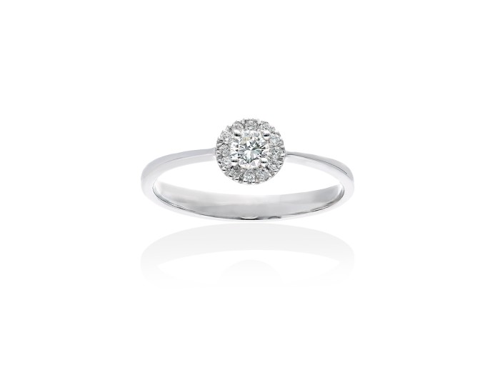 Ring   in 18kt white Gold and diamonds