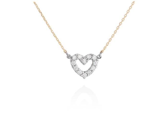 Necklace in 18kt. Gold and diamonds