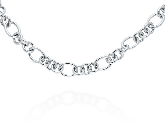 Choker de plata con eslabones