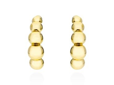 Earrings Pompe  in silver