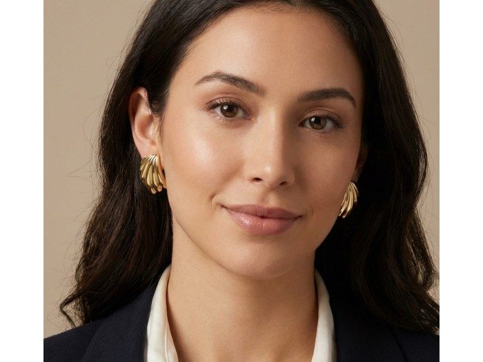 Earrings Eclat maxi in silver