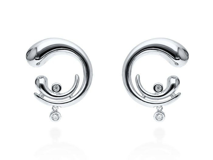 Earrings Gloss in silver