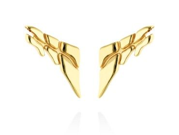 Pendientes de plata trepador. GUINEA