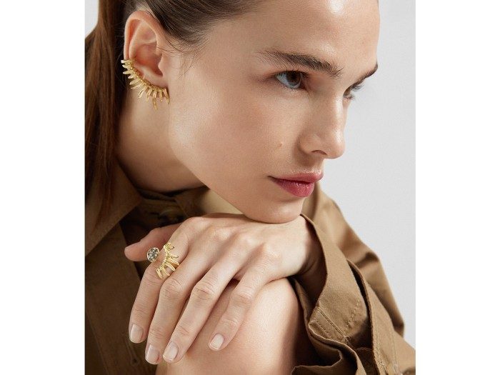 Earrings SIRACUSA  in golden silver