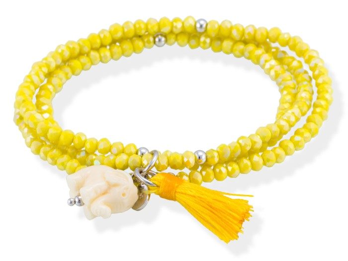 Armband ZEN Gelb in silber