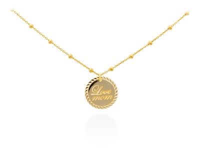 MAMÁ Love Mom Halskette aus Silber