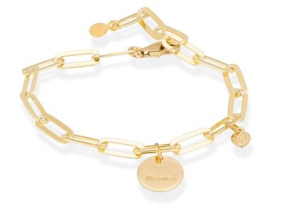 Pulsera MAMÁ de plata