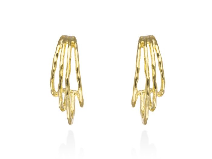 Pendientes de plata FLOW