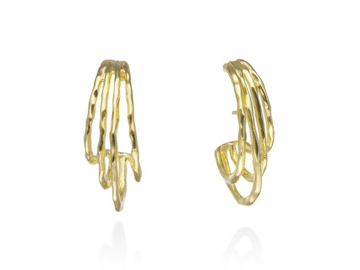 Pendientes de plata FLOW