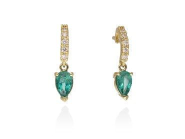 Earrings   in 18kt yellow Gold and diamonds