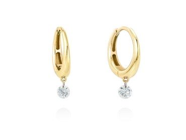 Pendientes en Oro amarillo 18Kt
