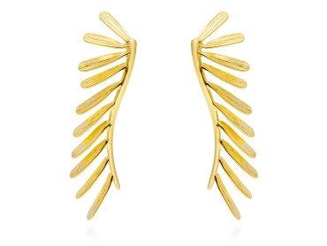 Pendientes de plata trepador