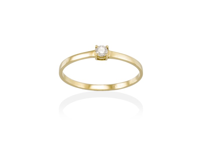 Ring in 18kt. Gold und Diamanten