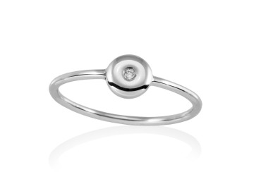 Anillo de Oro 18Kt. y diamantes