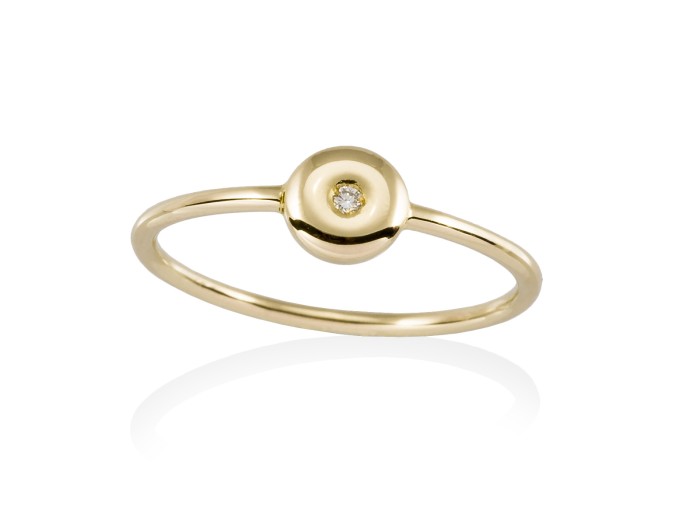Ring in 18kt. Gold and diamonds