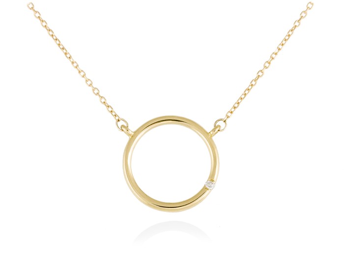 Halskette in 18kt. Gold und Diamanten