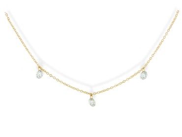 Halskette in 18kt. Gold und Diamanten