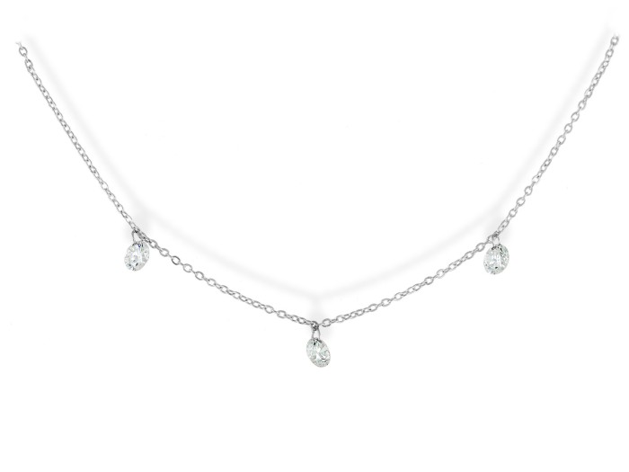 Gargantilla en Oro 18Kt. y diamantes