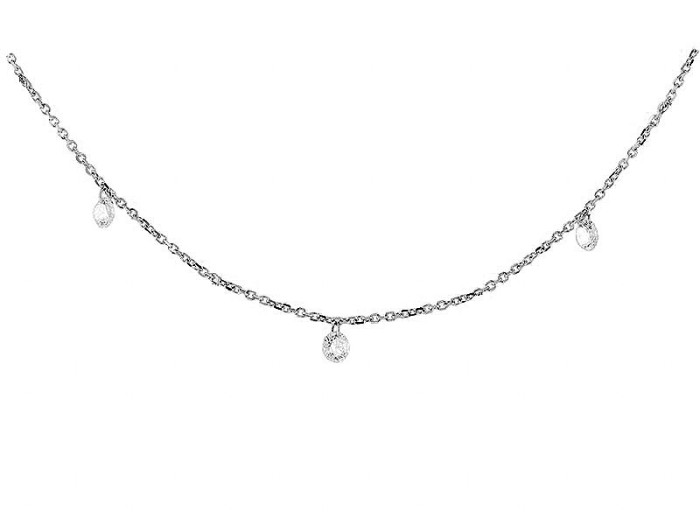 Gargantilla en Oro 18Kt. y diamantes