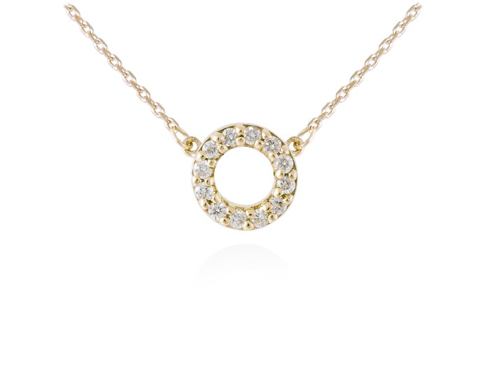 Gargantilla en Oro 18Kt. y diamantes