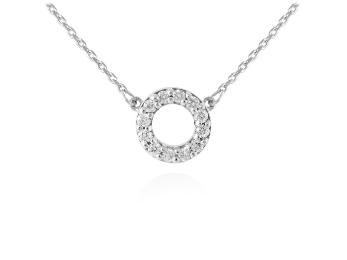 Necklace in 18kt. Gold and diamonds