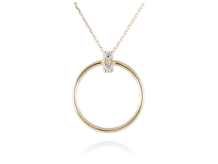 Gargantilla en Oro 18Kt. y diamantes
