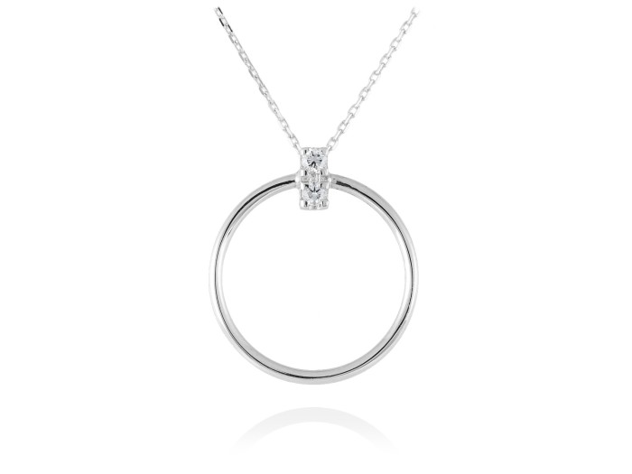 Gargantilla en Oro 18Kt. y diamantes