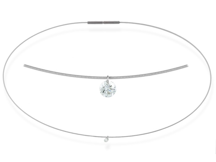 Necklace in 18kt. Gold and diamonds