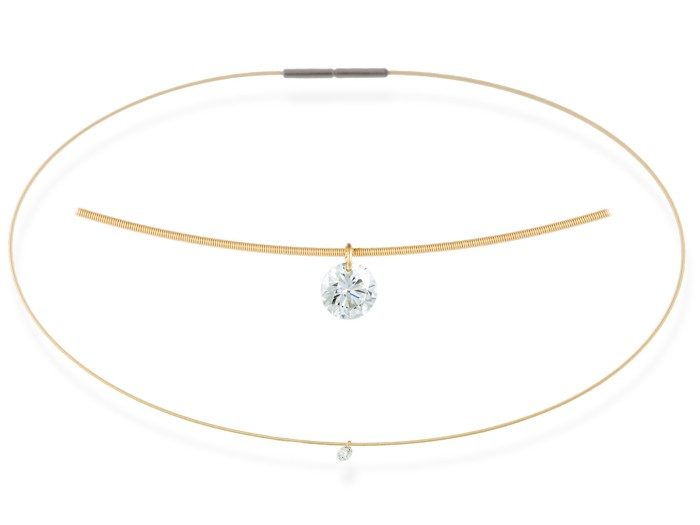 Gargantilla en Oro 18Kt. y diamantes