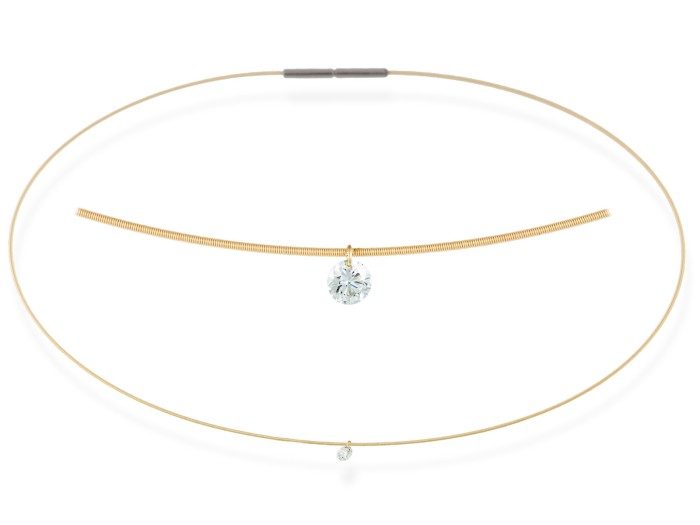 Halskette in 18kt. Gold und Diamanten