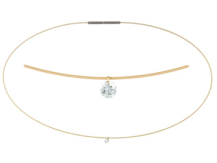 Gargantilla en Oro 18Kt. y diamantes