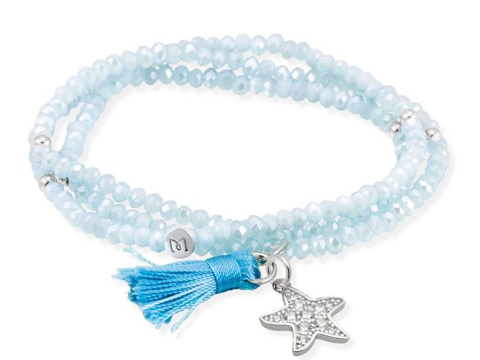 Pulsera ZEN AGUAMARINA con perla