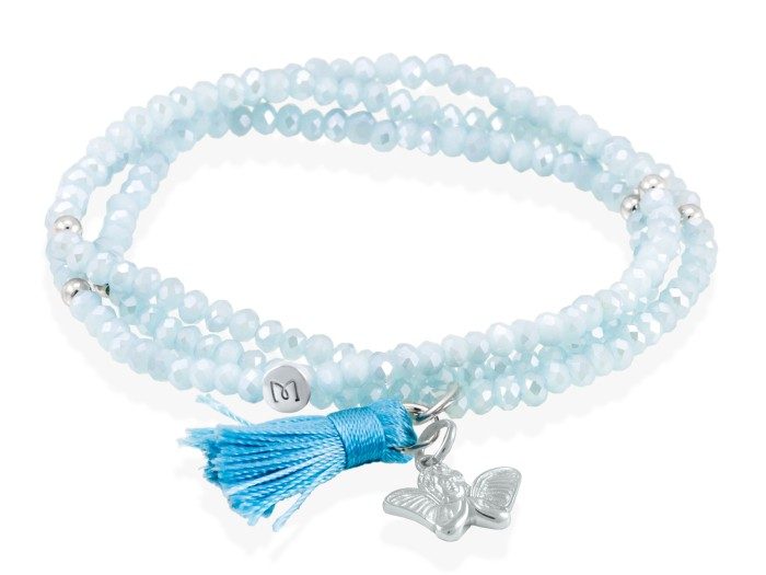 Pulsera ZEN AGUAMARINA con perla