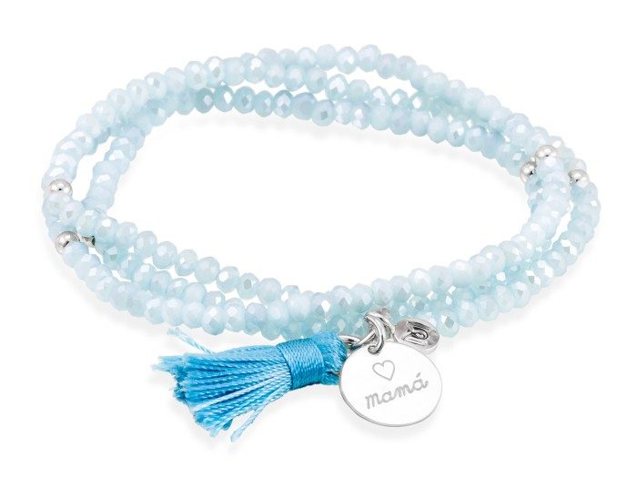 Pulsera ZEN AGUAMARINA con perla