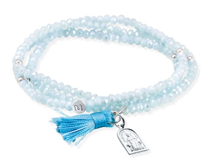 Pulsera ZEN AGUAMARINA con perla