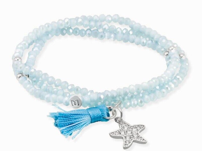 Pulsera ZEN AGUAMARINA con perla