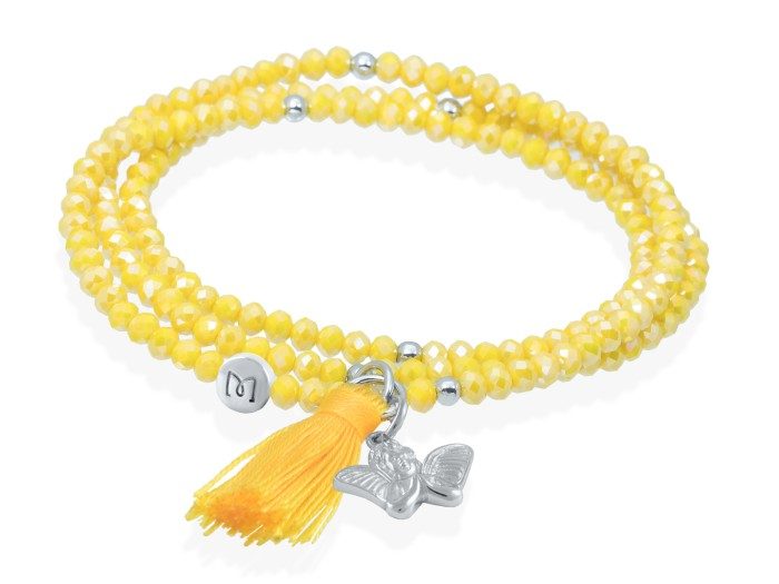Armband ZEN Gelb in silber