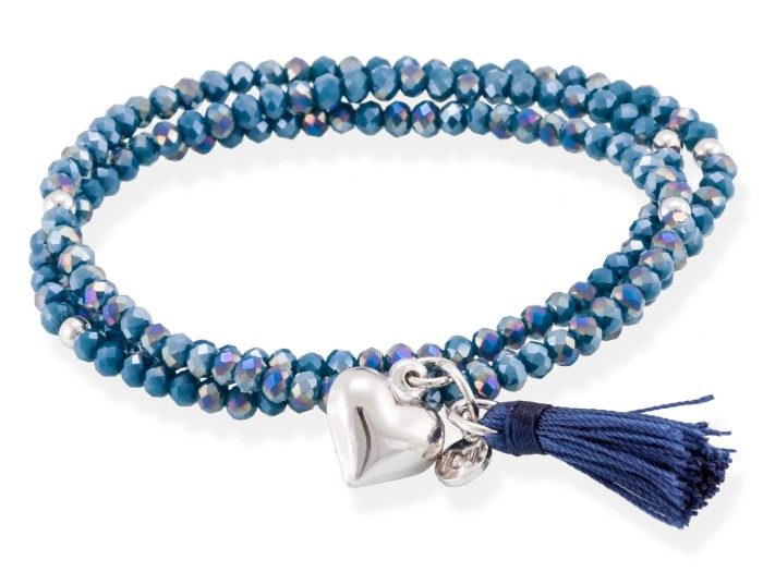 Armband ZEN Blau in silber