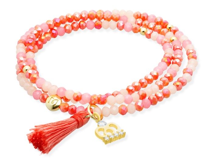 Bracelet ZEN PEACH with sun